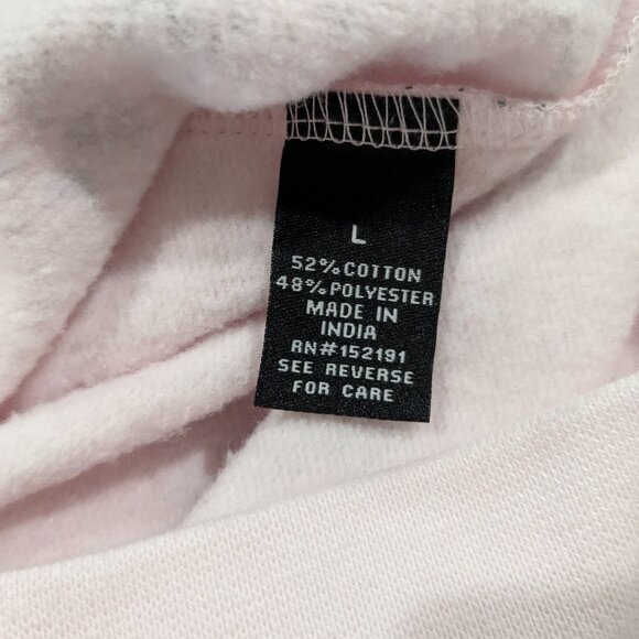 Blind Rooster Women's Pink Japanese Cherry Blossom Sweatshirt, Large, Tsunagari - Picture 14 of 16